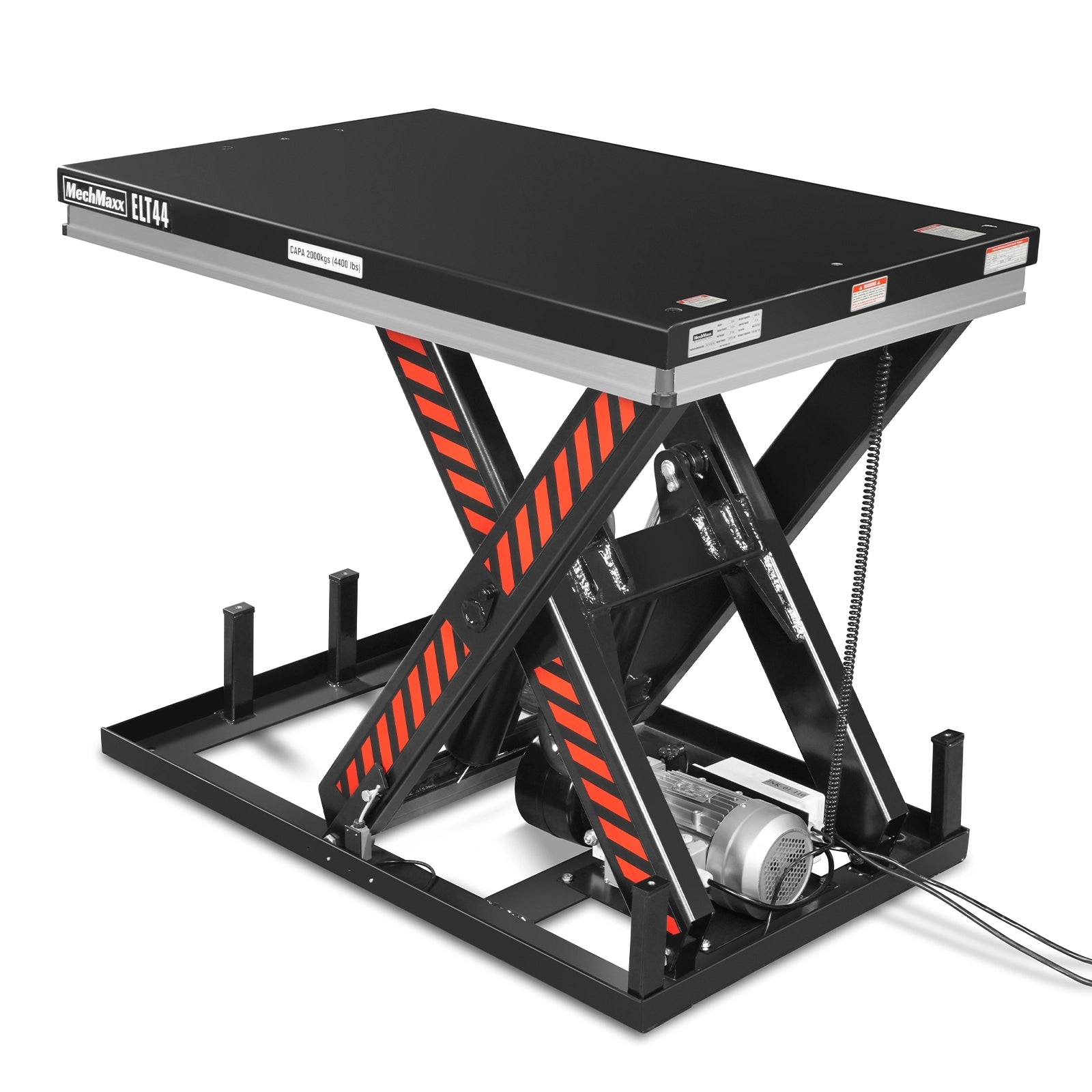 MechMaxx 4400lbs Capacity Hydraulic Lift Table 51.2”x33.5” Platform,ELT44