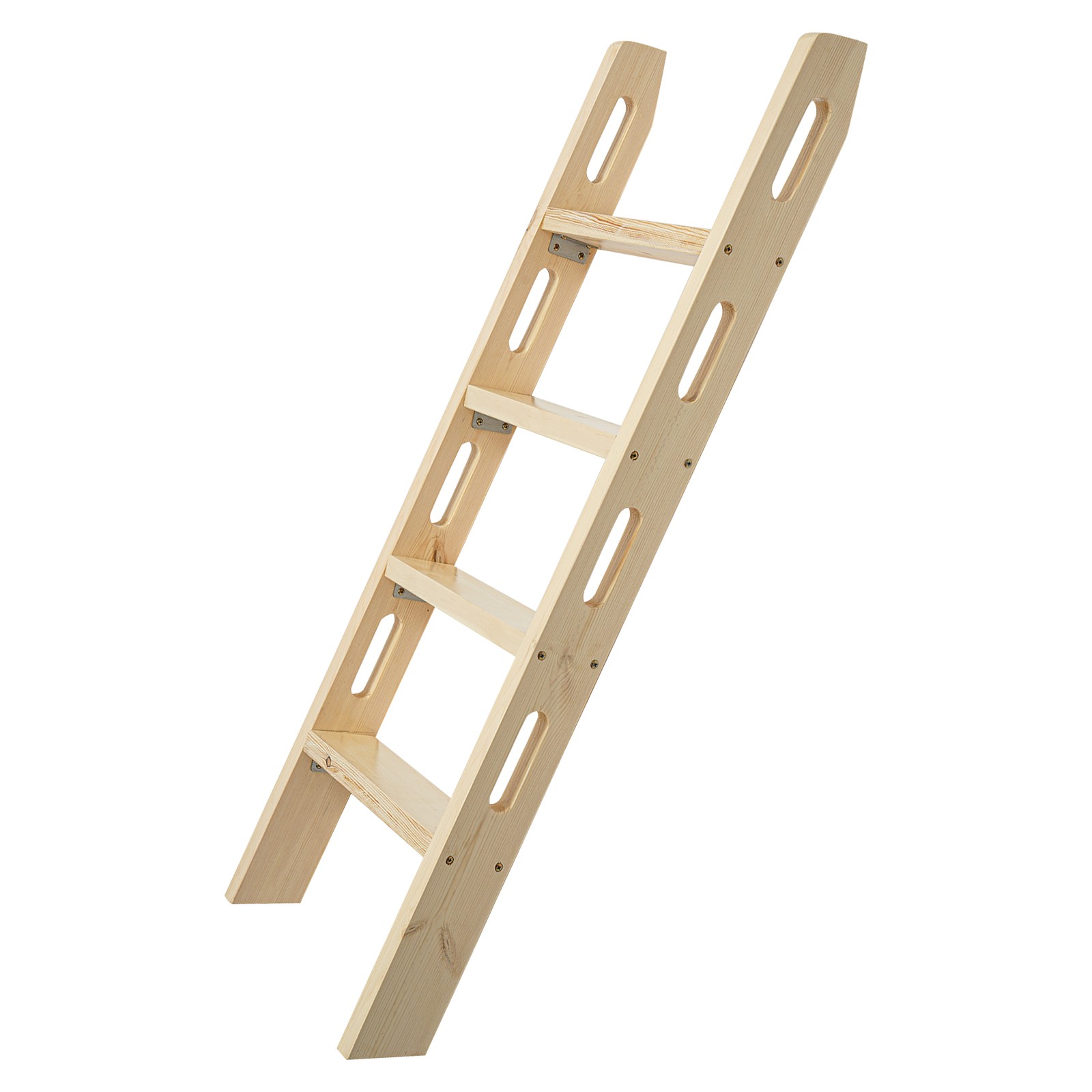 Bed Ladder, 4-step Wooden Ladder, Step Ladder used for ascending, picking up