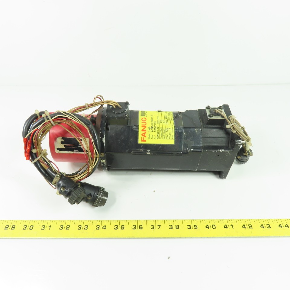 Fanuc A06B-0312-B351-R 1-0S AC Servo Motor 120V 2000RPM 3Ph W/ A290-0521-V581