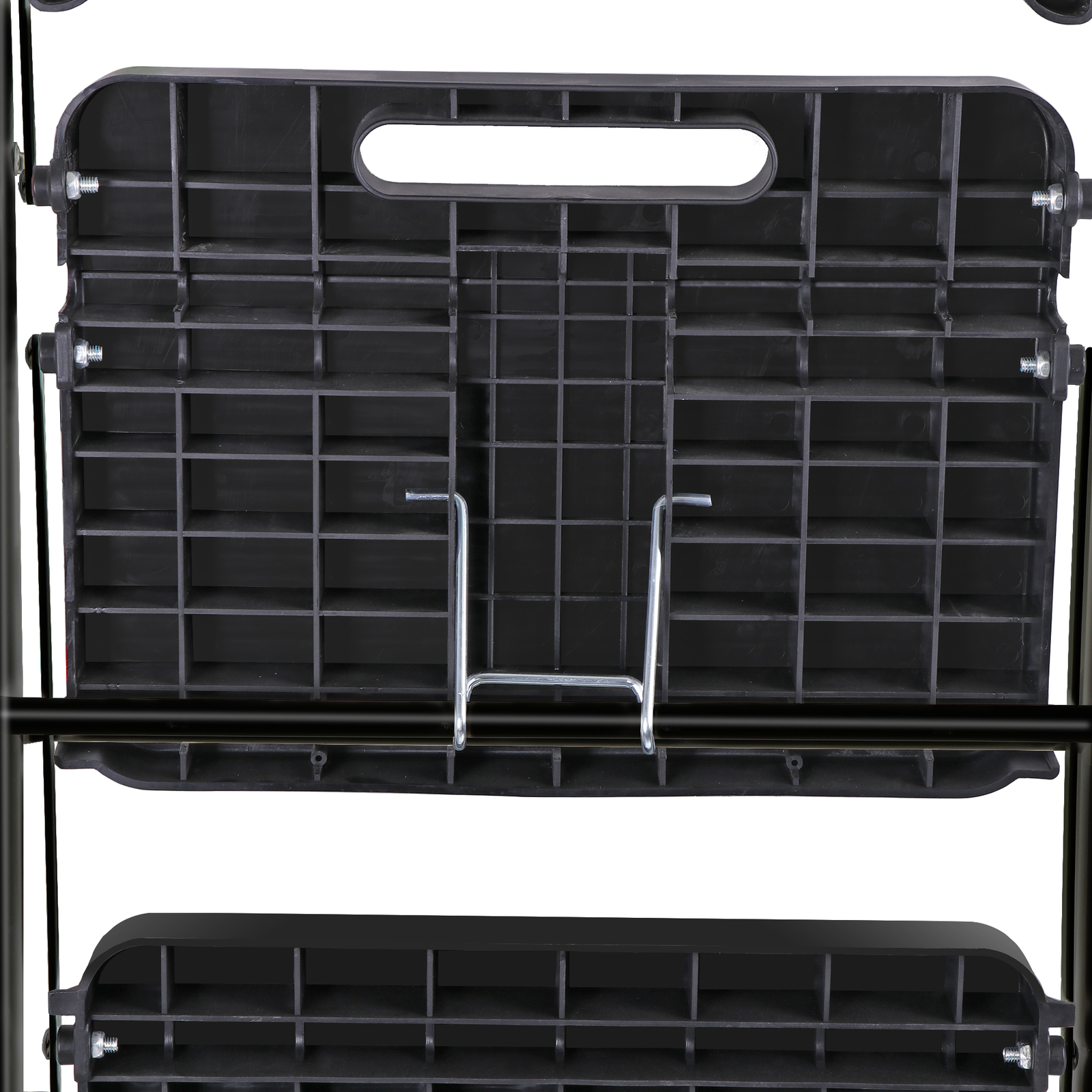 Folding Step Ladders for Kitchen/Closet Ladder 4 Step for Adults Non-Slip Black