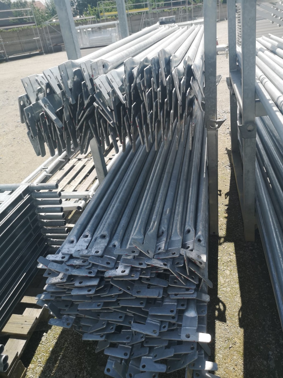 NEW Steel facade scaffolding 10.3X9.21=95m2 SCAFF 73 now with free shipping