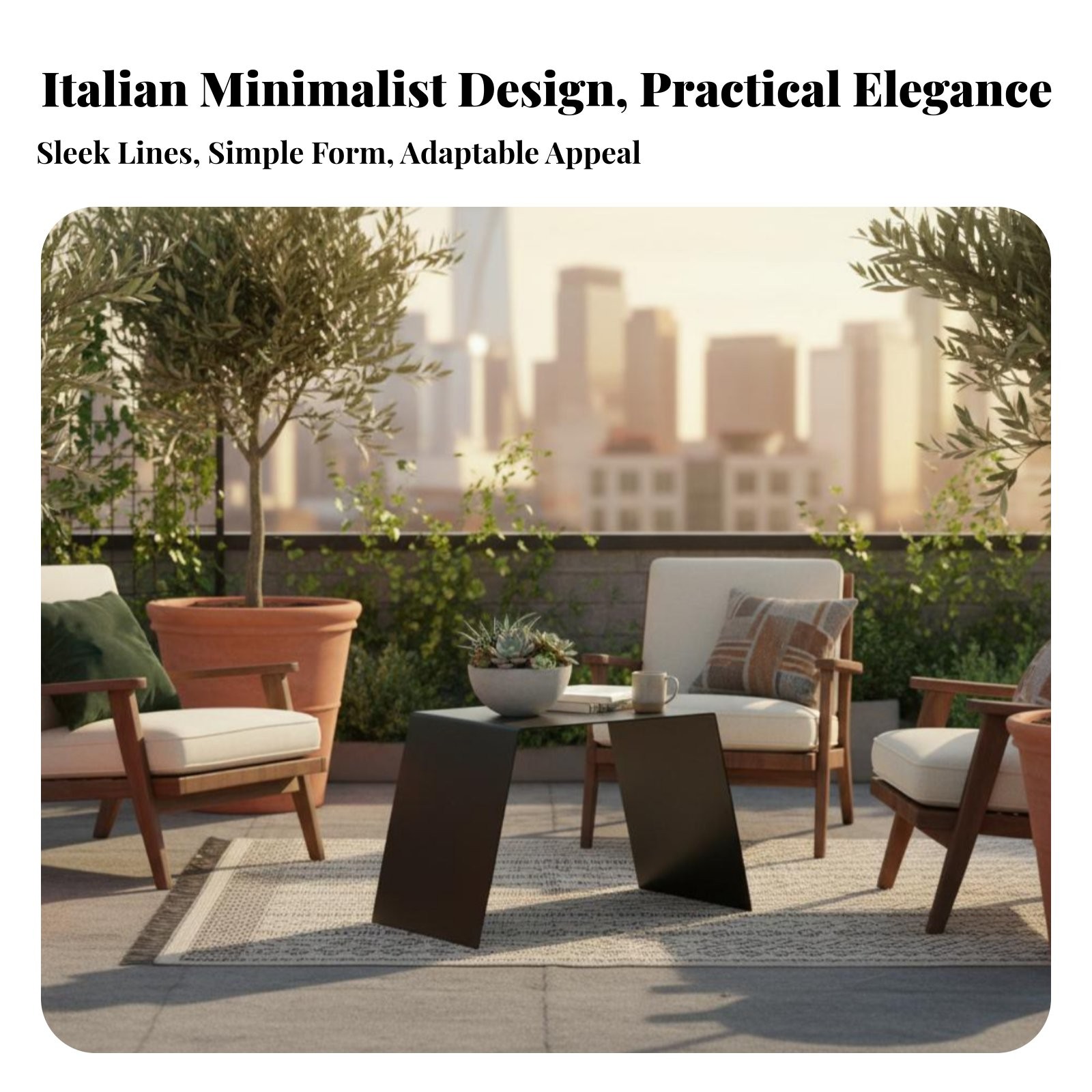 Round Pedestal Table urban aesthetic Living Room Furniture Minimalist Design
