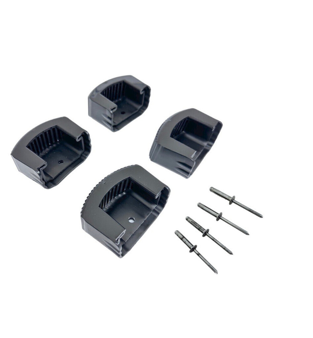 Little Giant Black Rubber Outer Foot Kit (4 Pack) 31584