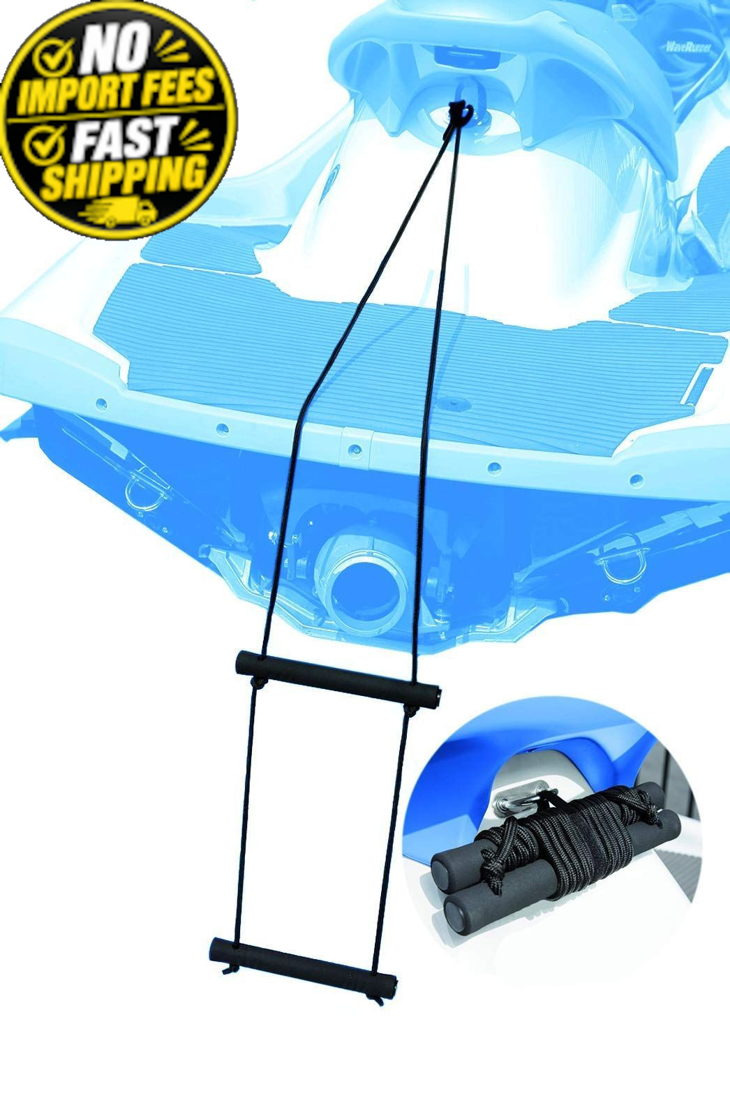 Hardline Products EZ Riser Boarding Ladder – Size: Pack of 1, 2 Step
