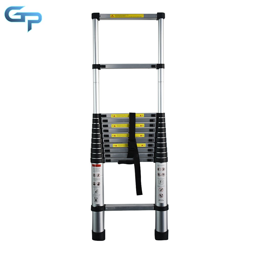 12.5 Feet 330Lbs Heavy Duty Aluminum Step Ladder Multi Purpose Extension Ladder