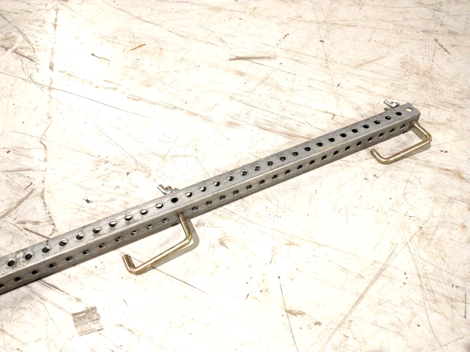 Swing-Lo SL-71B48M 1-1/2″ Sq. x 48″ Perf. Steel Guardrail Post For Scaffold