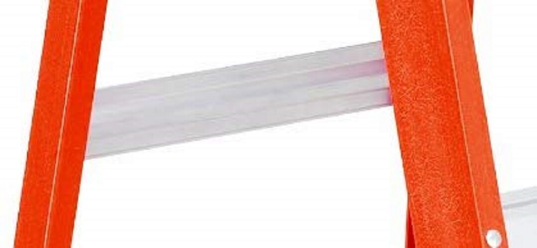 Fiberglass Step Ladder Heavy Duty Painting Working Step Stool Remodel Reaching