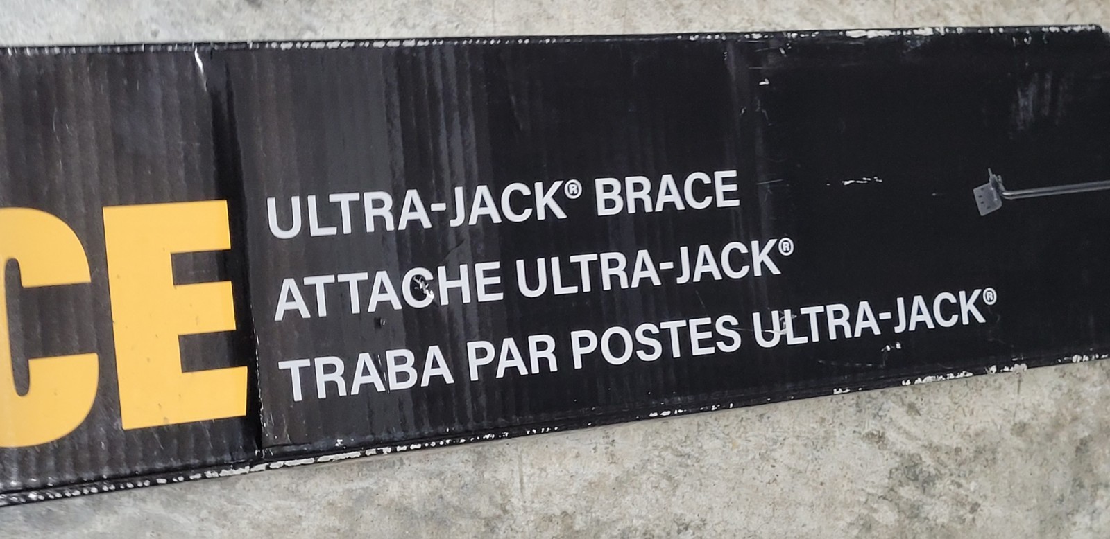 MetalTech Ultra-Jack Pump Jack Brace 40-1/4″ x 39″ x 4″ Aluminum for Scaffolding