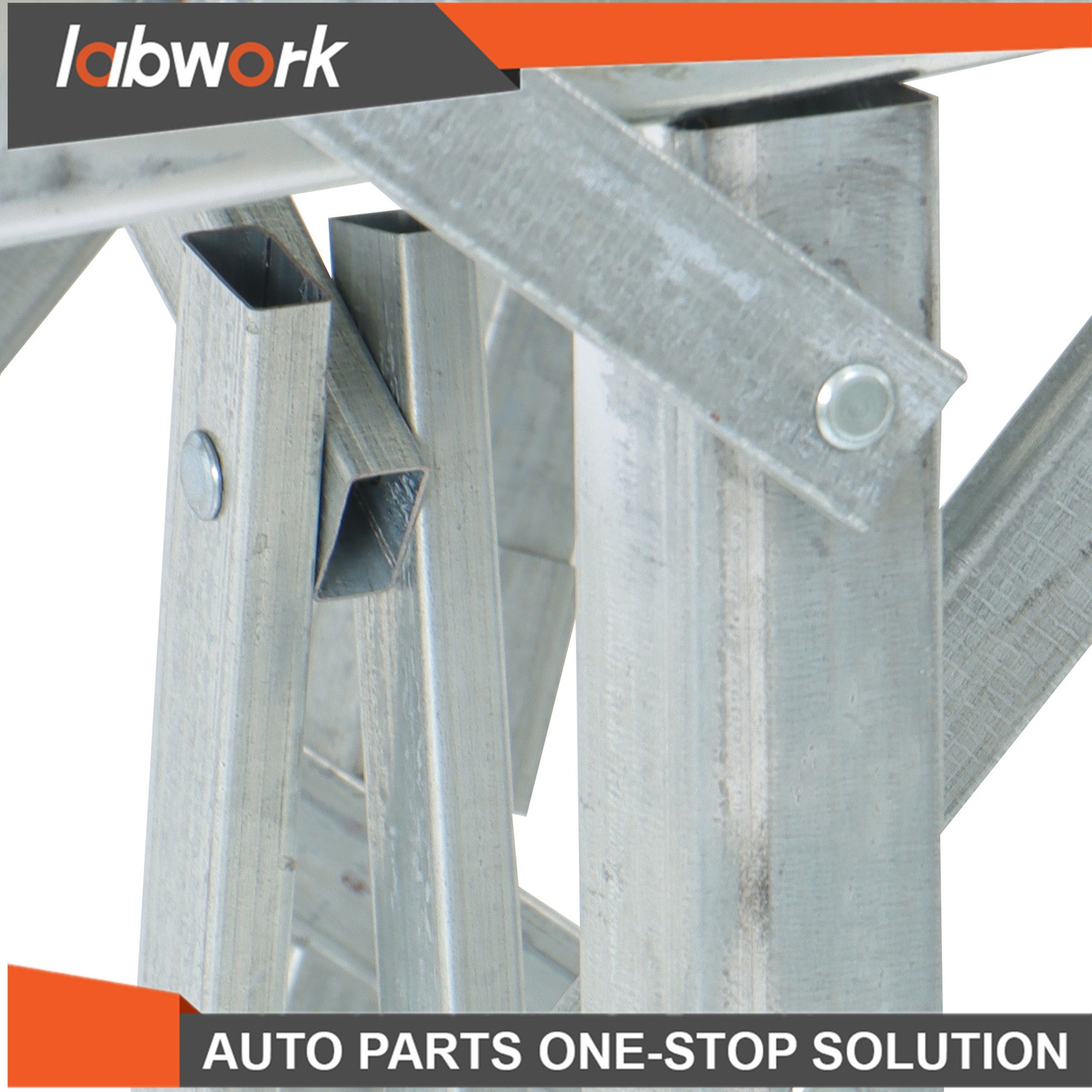 Labwork 1.8m Folding Scaffolding Platform Aluminum Alloy Adjustable Height