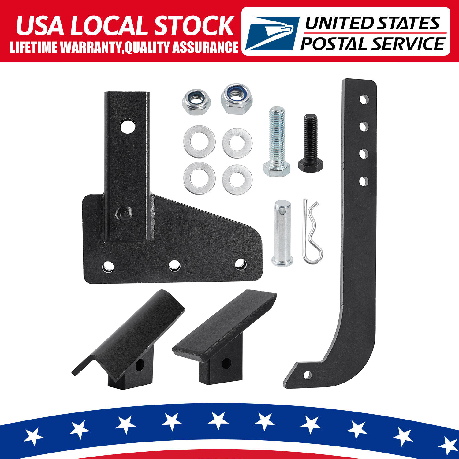 Hitch Lawn Mounted Ripper Middle Buster Plow w/2″ Receiver for ATVs/UTVs Tractor