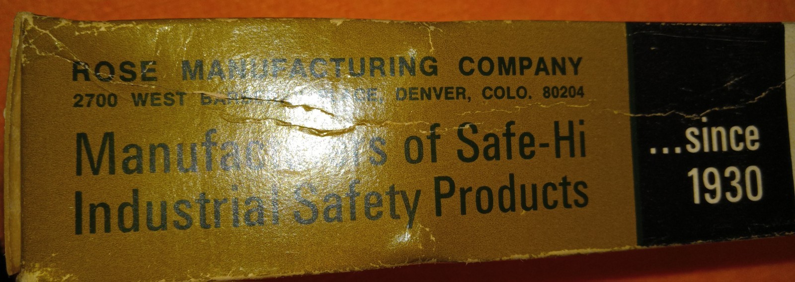 Vintage , Safe-Hi Ladder Shoes #2601 in Original Box w/Instructions New In Box.