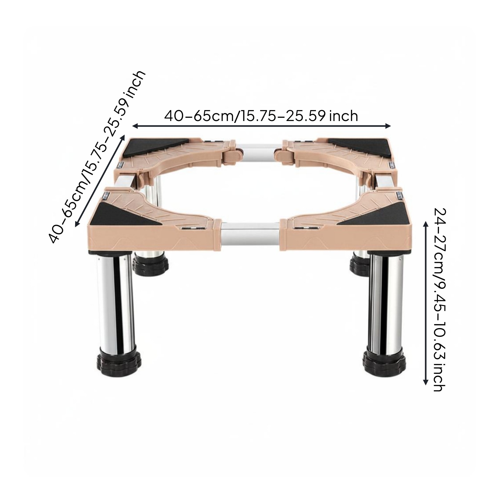 Washing Machine Stand Sturdy Duty Washing Machine Base Non-Slip Feet