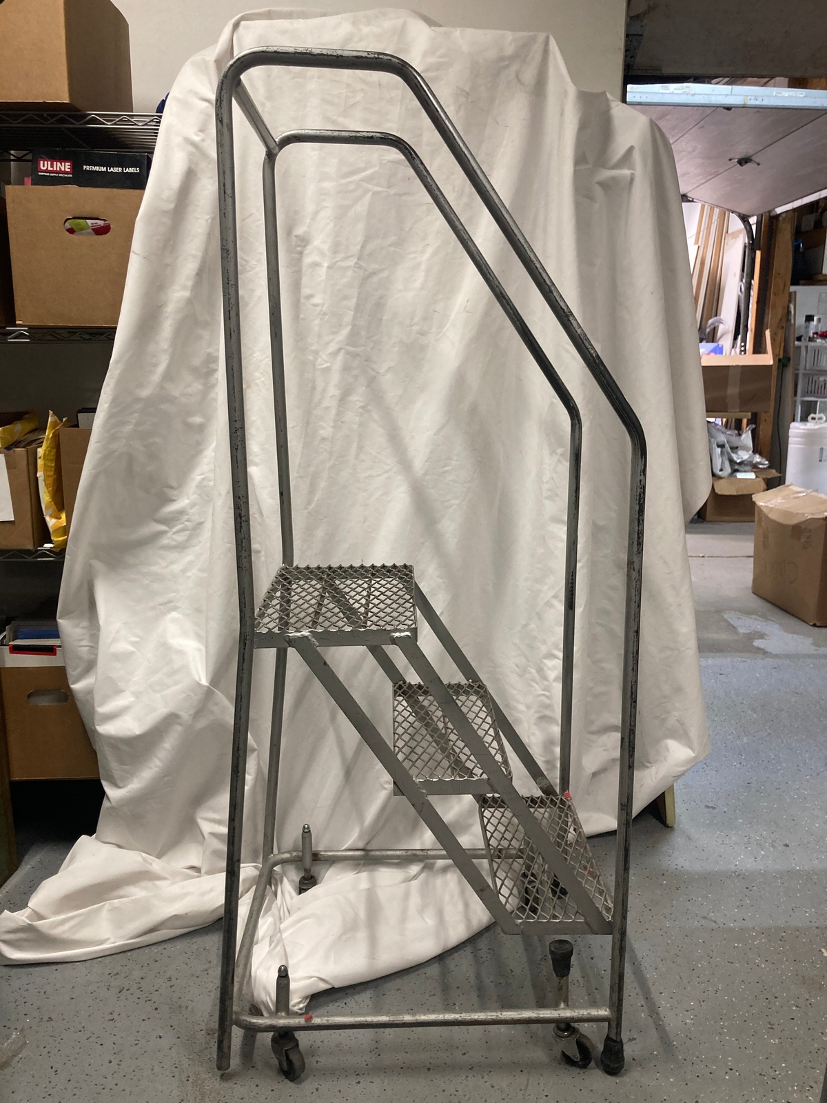 Ballymore 3-Step Rolling Safety Ladder (Local Pickup)