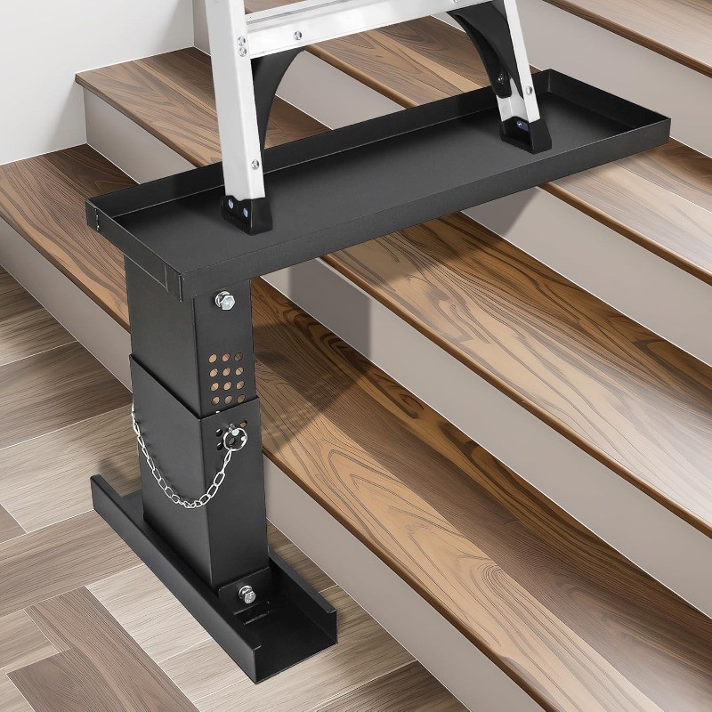 Ladder Extender for Stairs, Heavy-Duty Ladder Levelers for Extension Ladders, No