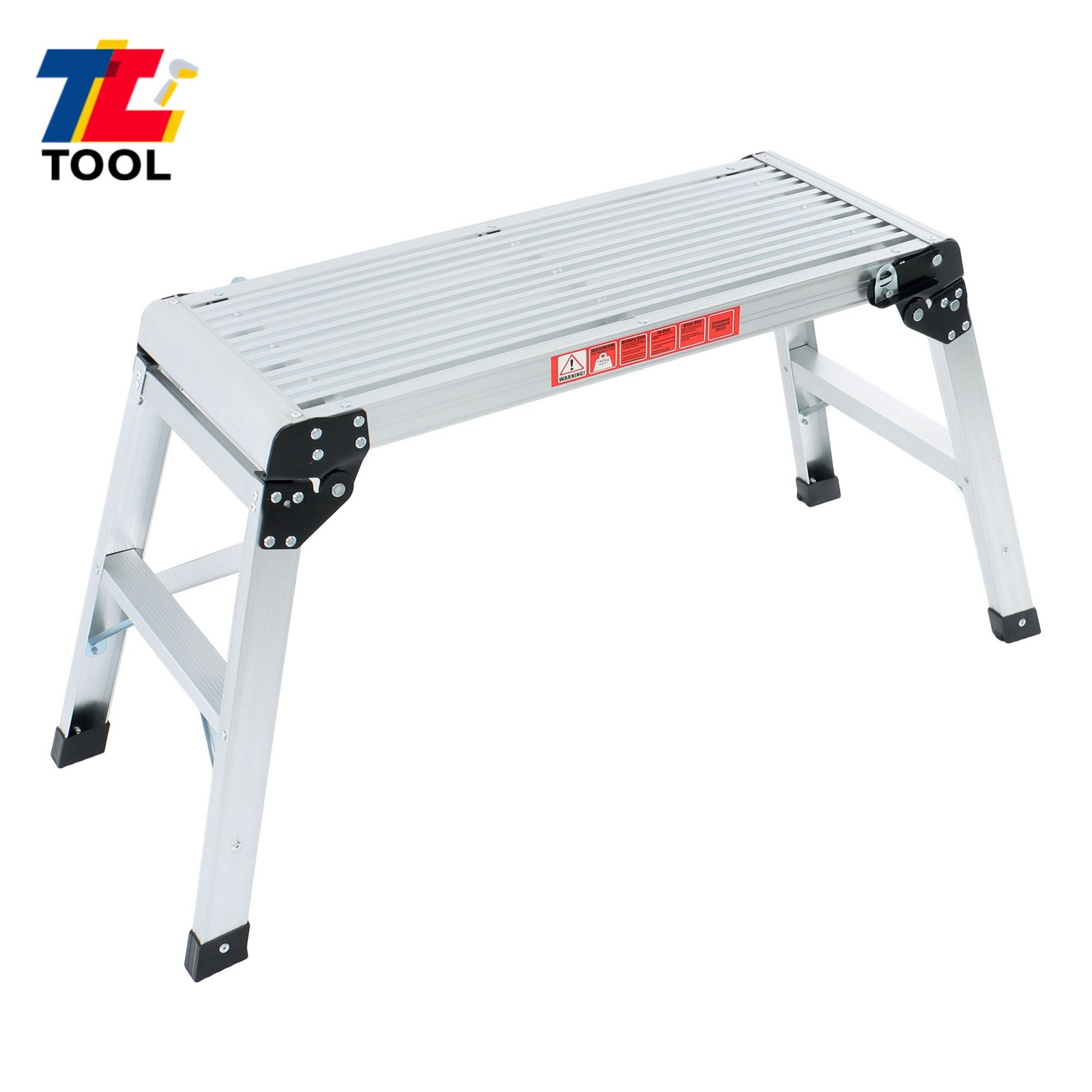 High Quality Work Platform 30″ Heavy Duty Foldable Aluminum Step Ladder 330 Lbs