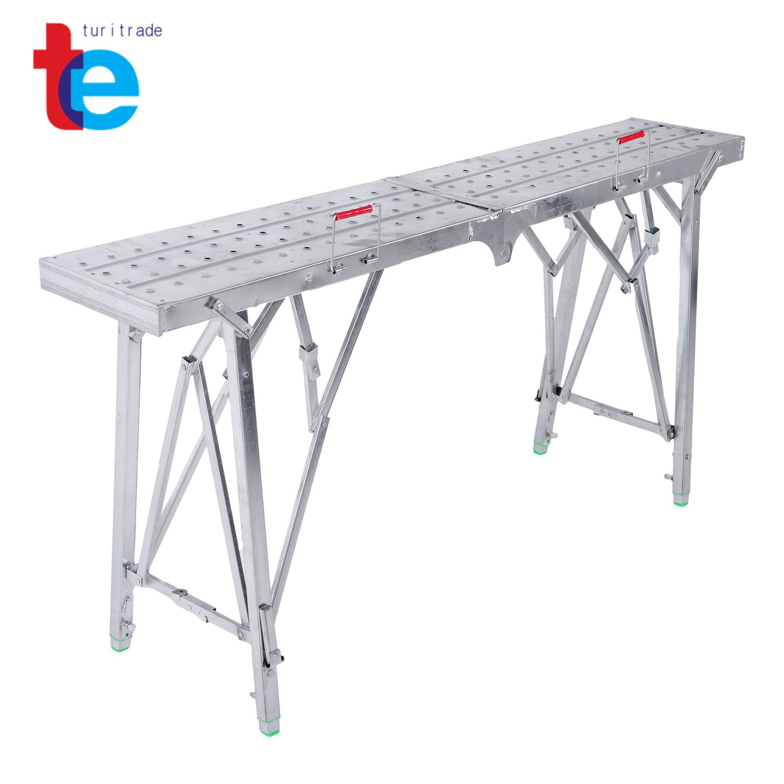 1.6m Adjustable Folding Ladder – Multi-Purpose Scaffold & Work Platform