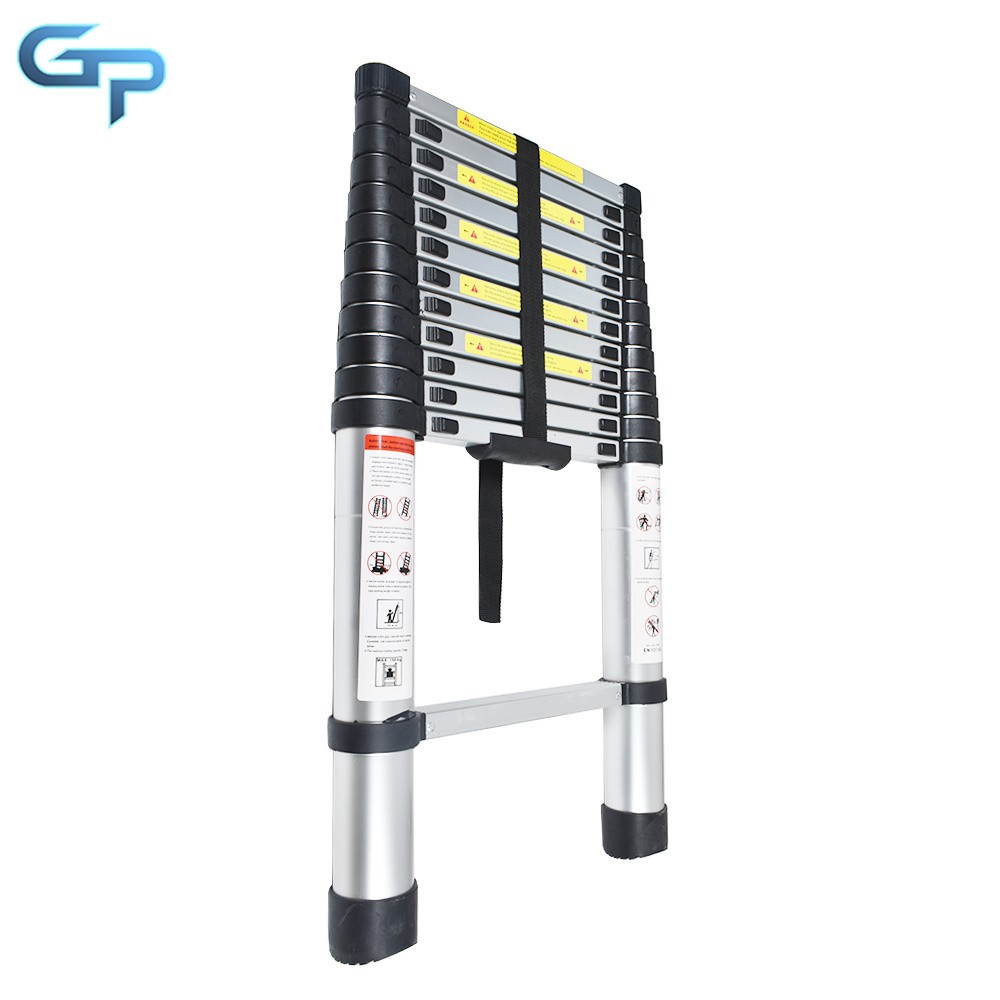 12.5 Feet 330Lbs Heavy Duty Aluminum Step Ladder Multi Purpose Extension Ladder