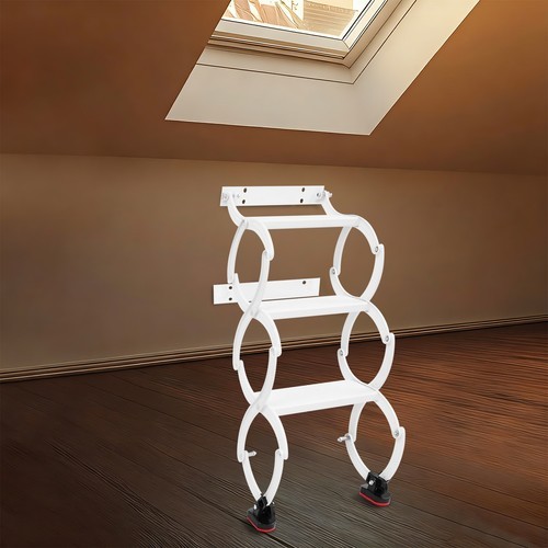 Folding Ladder Telescoping Step Ladders Retractable Folding Stair Wall Mounted