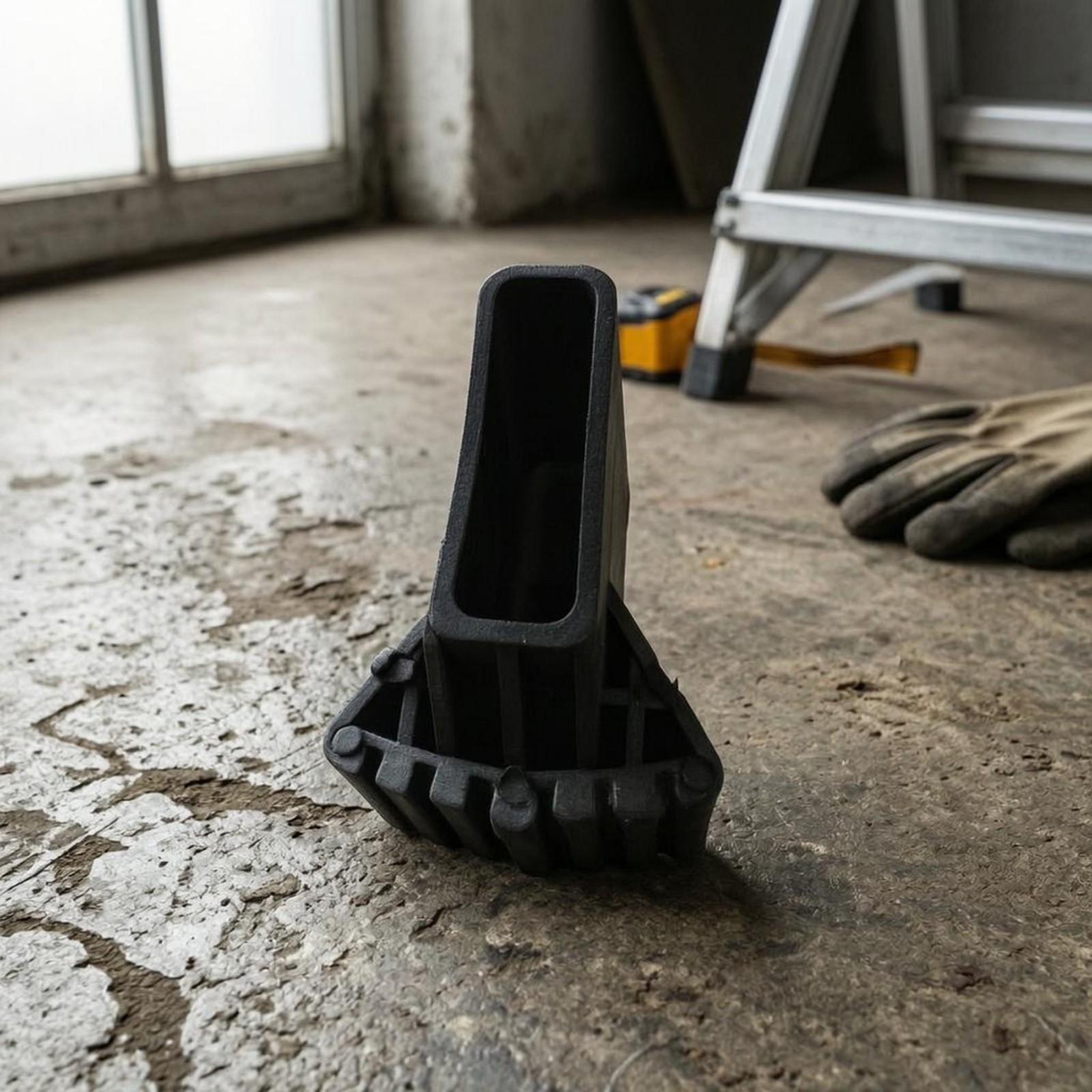 Ladder Foot Cap Wear Resistant Square Tube Foot Cap Hollow Socket