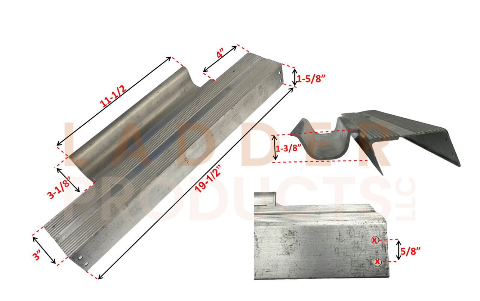 Louisville Step-to-Straight Step Rung Lock F4679 (OLD-STYLE)