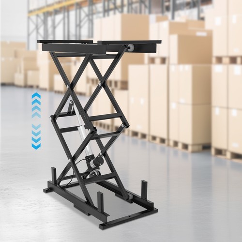Electric Scissor Lift Table For Material Handling Transportation 63.5kg/140lbs