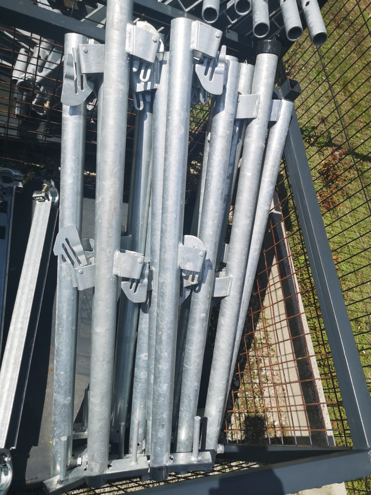 NEW Steel facade scaffolding 10.3X9.21=95m2 SCAFF 73 now with free shipping