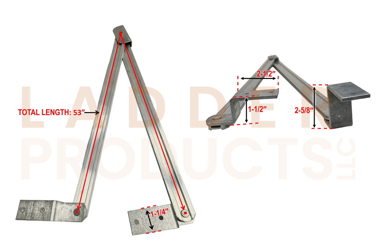 Werner 12′ & 14′ Twin Ladder Spreader Kit 27-38