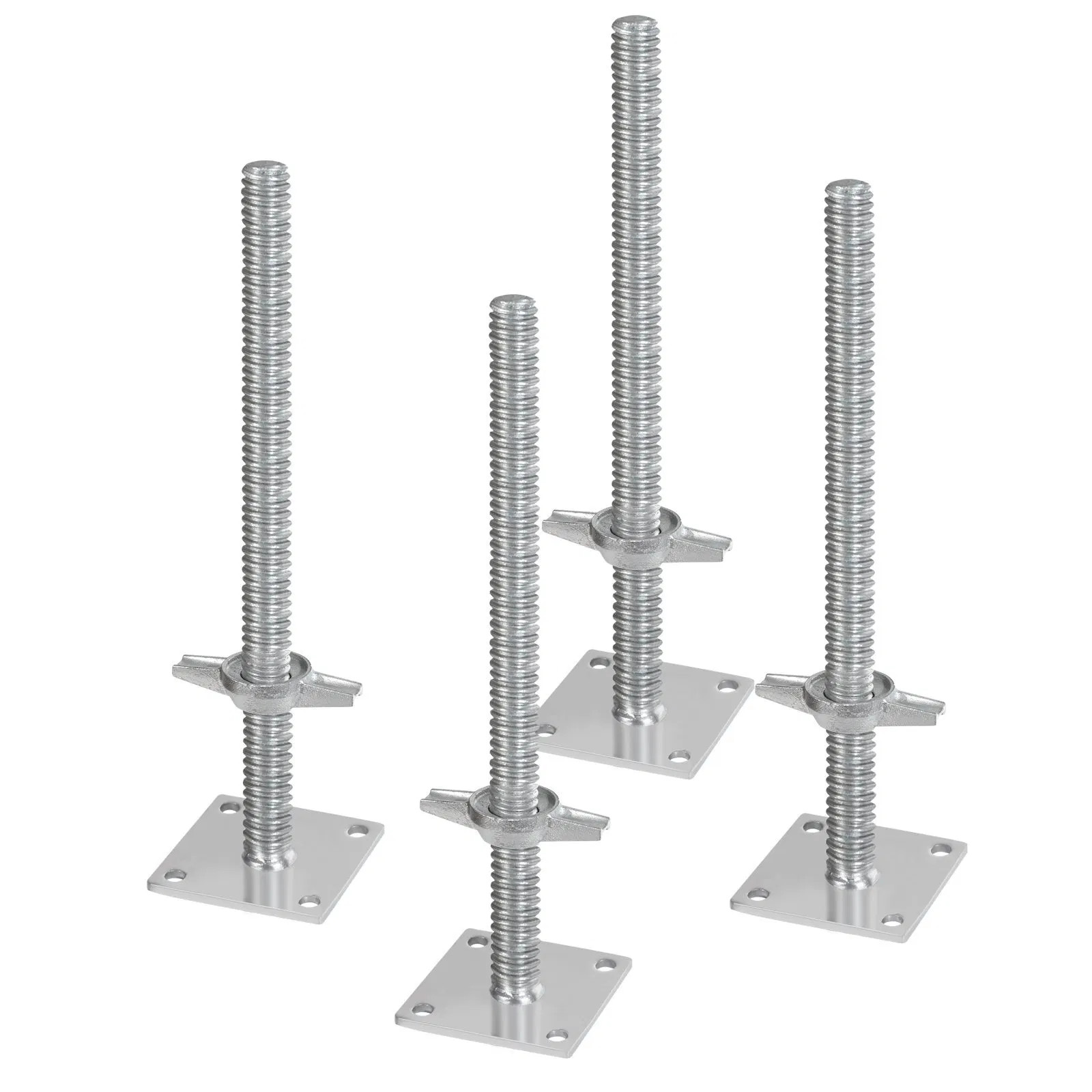 4-Pack Adjustable Leveling Jacks, 18.2 In Adjustable Height & 3307lbs/1500kg Tot