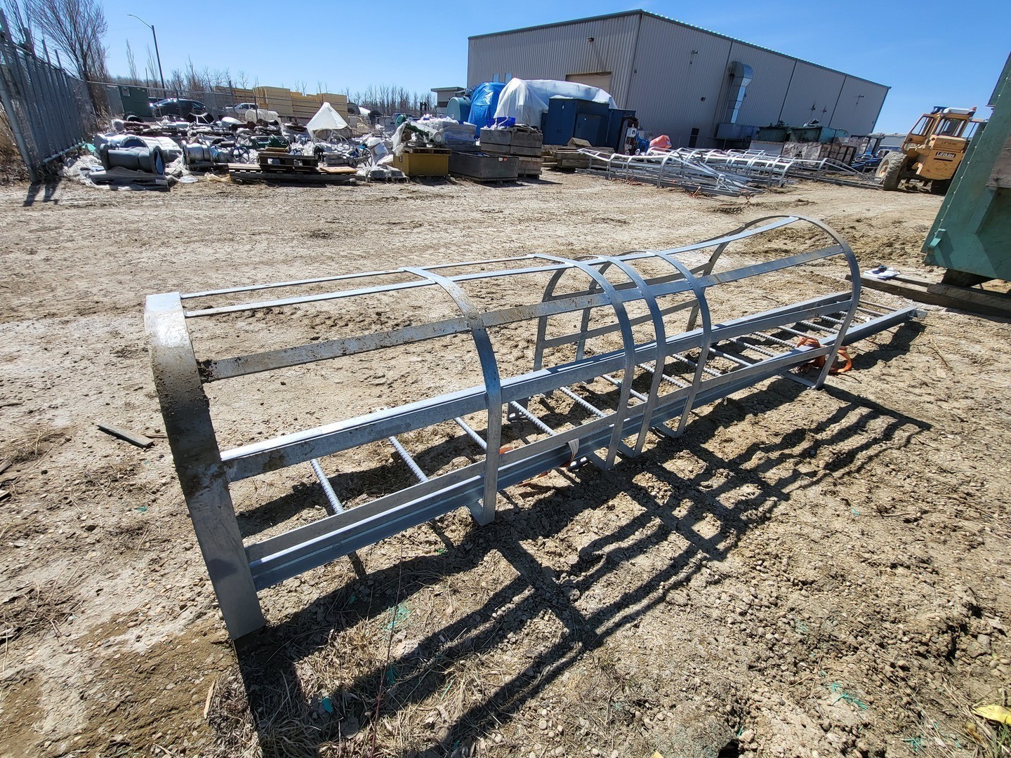16ft. Steel Caged Ladder