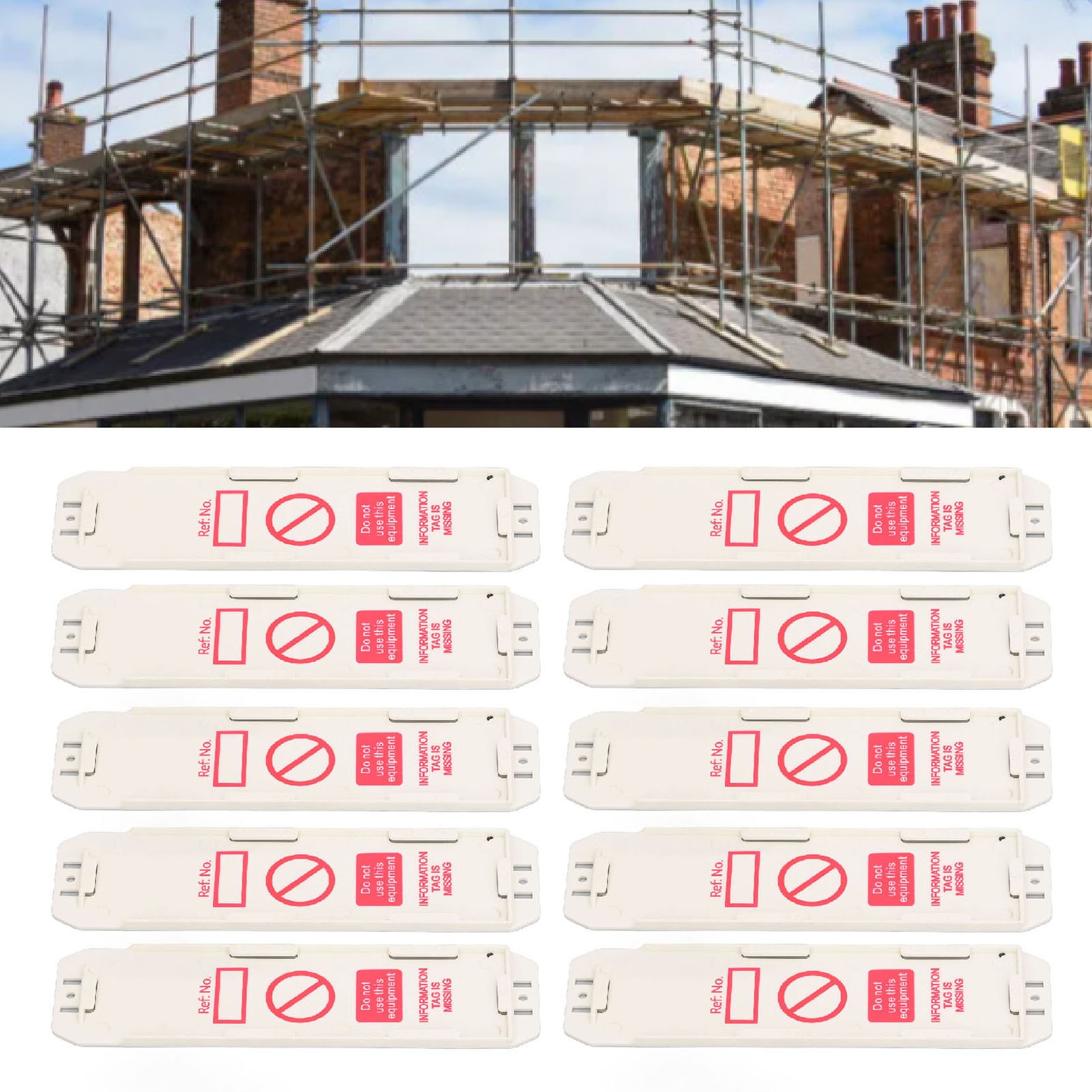 10Pcs Scaffold Tag Holder Durable For Safety Inspection