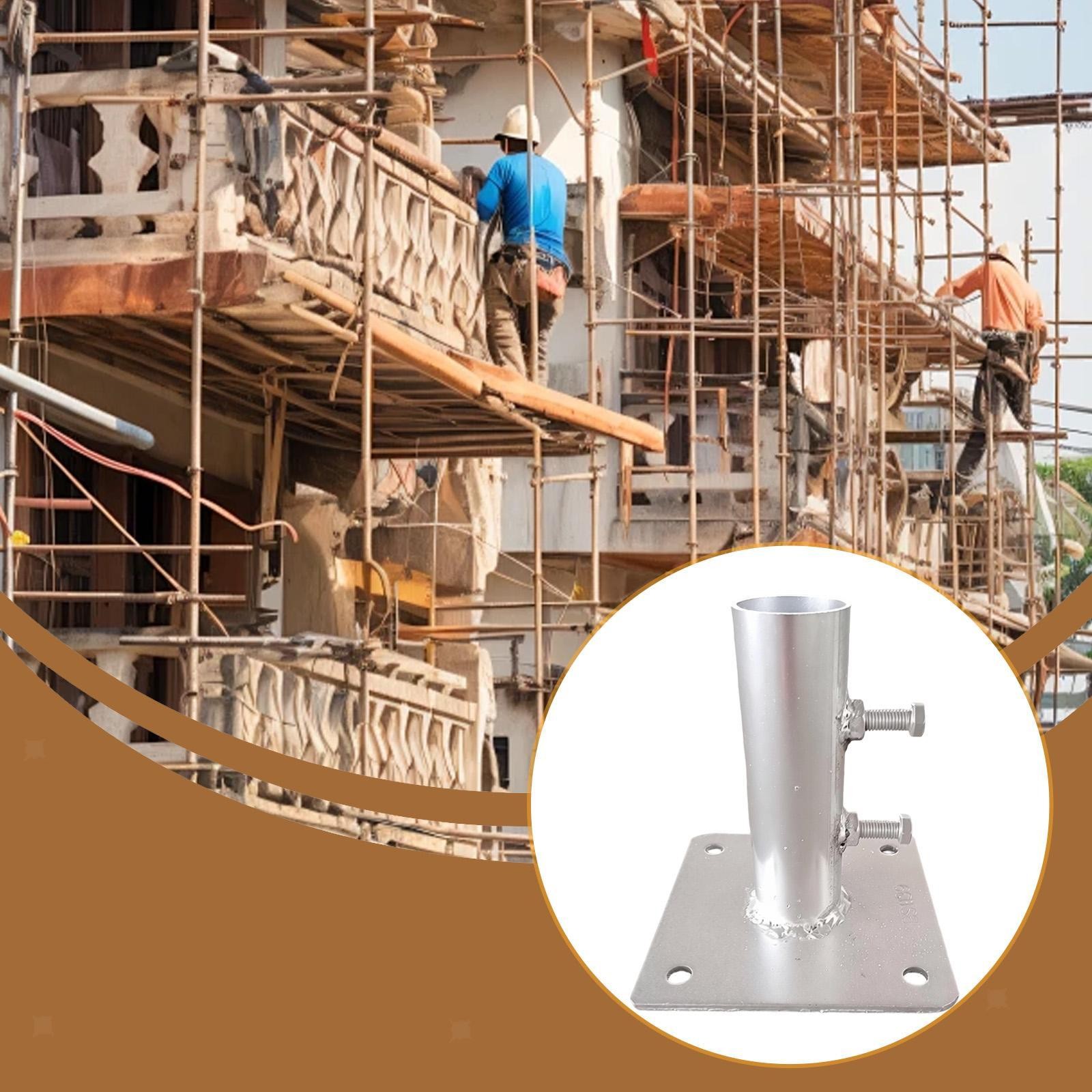 Scaffold Base Plate Easily Install Welded Construction Spare Part Accessory