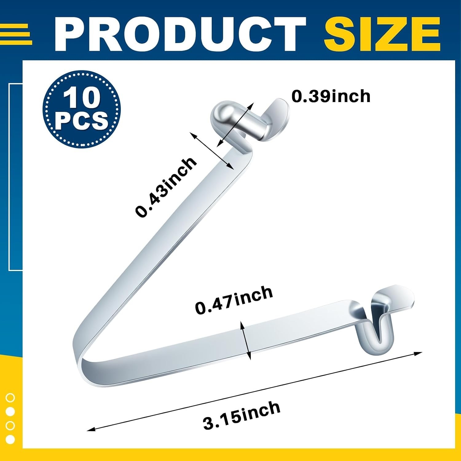 10 Pcs Galvanized Steel Scaffolding Spring Locking Pins for Ultimate Stability