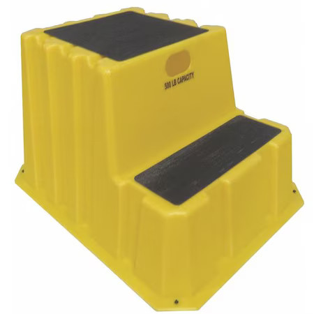 Dpi Nst-2-14 Step Stand, 2 Steps, 500 Lb Load Capacity, 20 1/2 In Overall