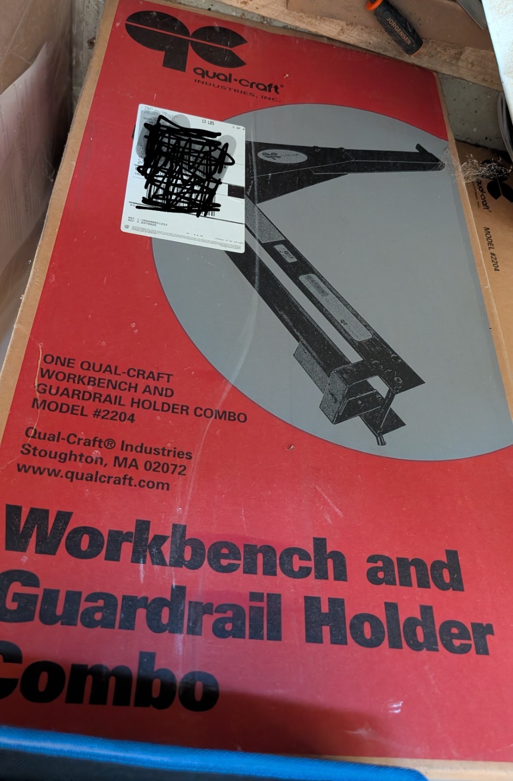 Qual Craft 2204 Scaffold Pump Jack Work Bench Guard Rail Holder Combo Qual-Craft