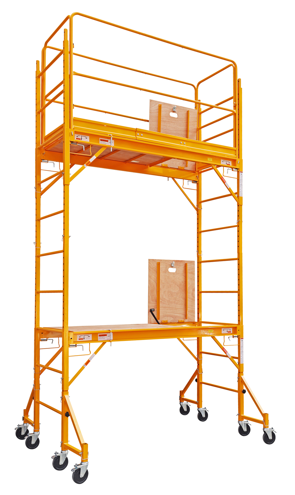 12 Foot Multi Purpose Rolling Scaffolding with Hatch 1000-LB Capacity-MeetsOSHA
