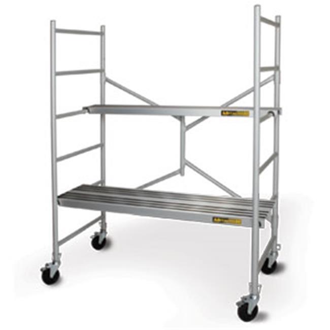 Metaltech I-CAIRC Folding 6 Ft. Aluminum Baker Style Utility Scaffold