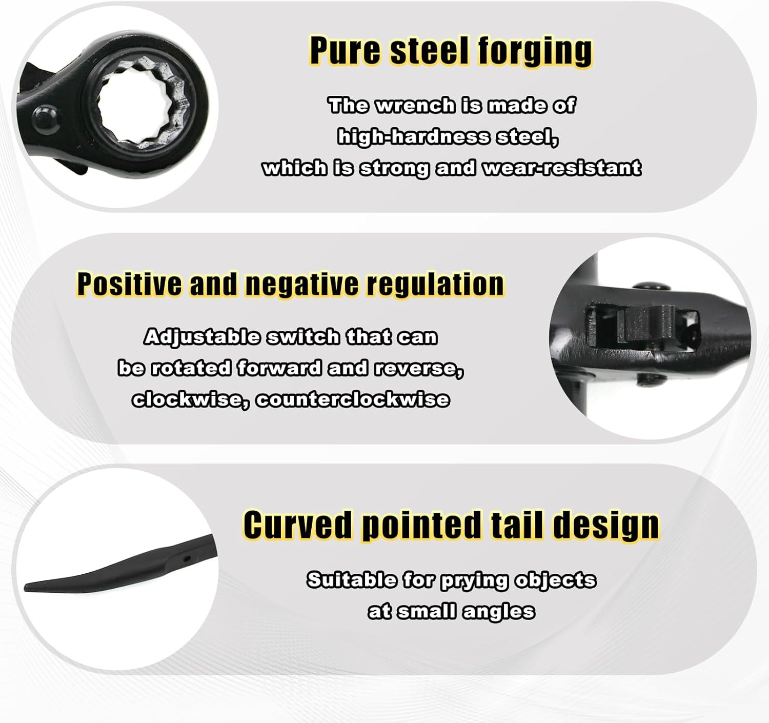 2PCS Scaffold Wrench Set, Dual Socket Scaffold 7/8 Inch X 3/4 Inch and Metric 17