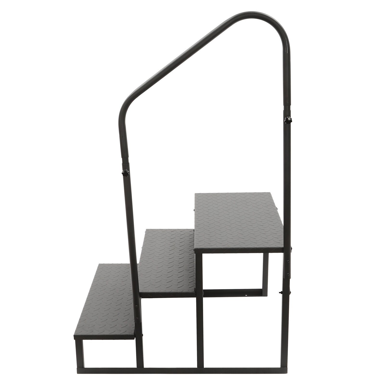 Portable Step Ladder W/ Handrails Swimming Pool Ladder Above Ground Home Decor