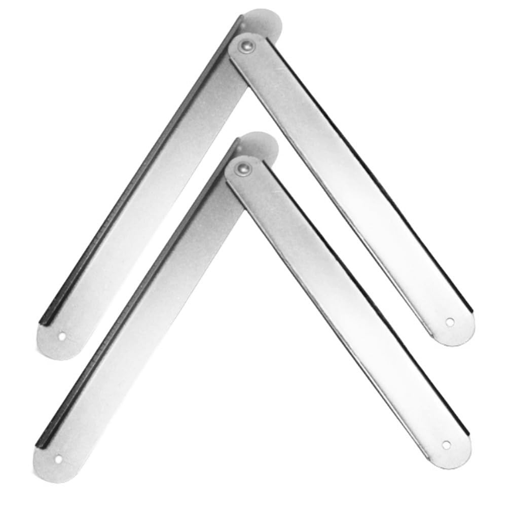 Folding Step Ladder Hinge Replacement Kit Aluminum Herringbone Silver