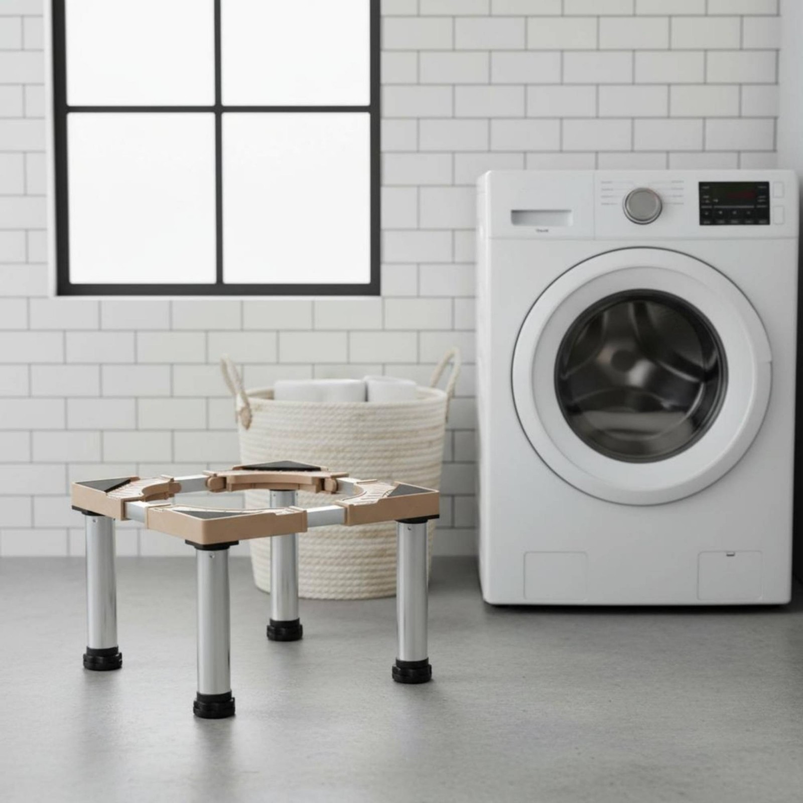 Washing Machine Stand Sturdy Duty Washing Machine Base Non-Slip Feet