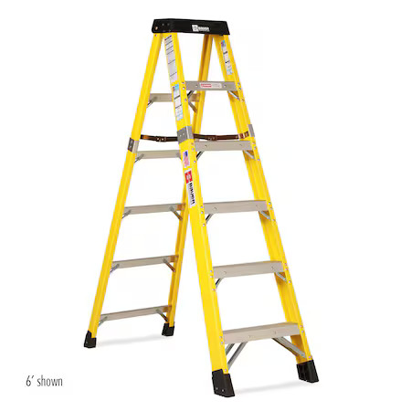 BAUER LADDER 36605 5 ft Fiberglass Stepladder