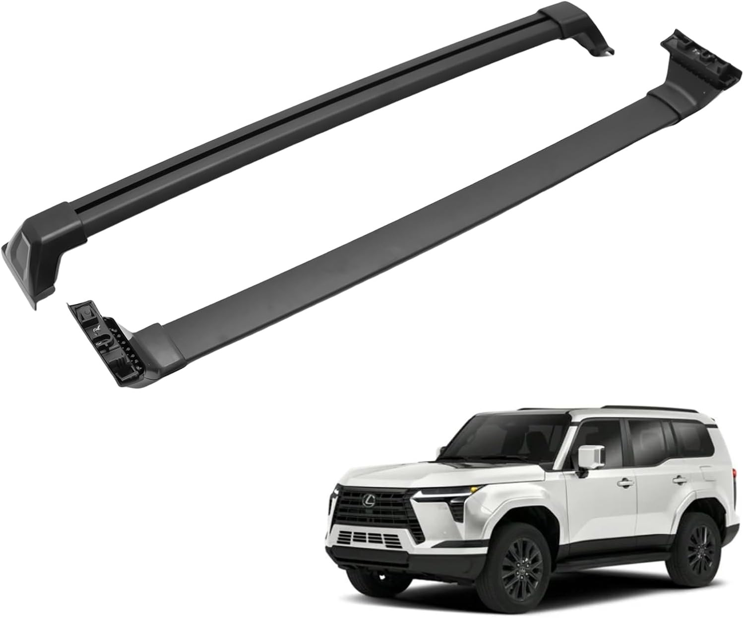 Roof Rack Cross Bars for 2024-2026 Lexus GX550 Premium Luxury w/Flush Roof Rails