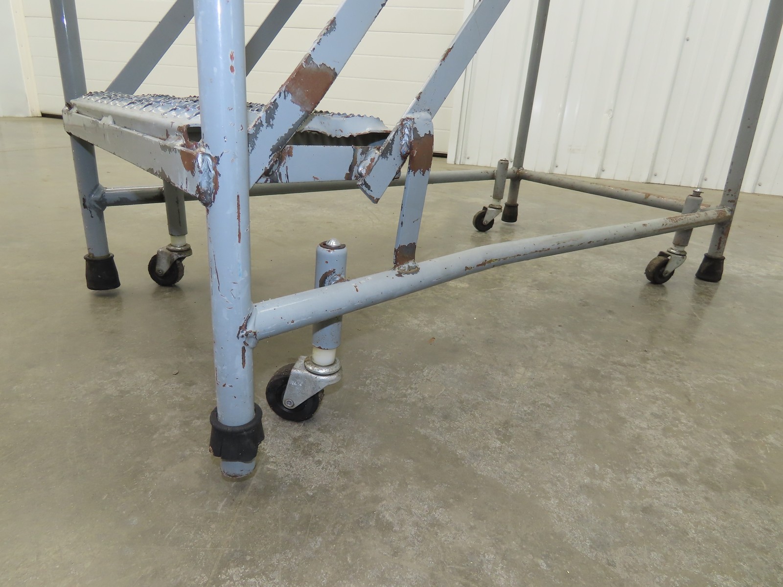 Cotterman 1204R Rolling Ladder Narrow Aisle 4 Step 12″ Platform 40″ Top Step