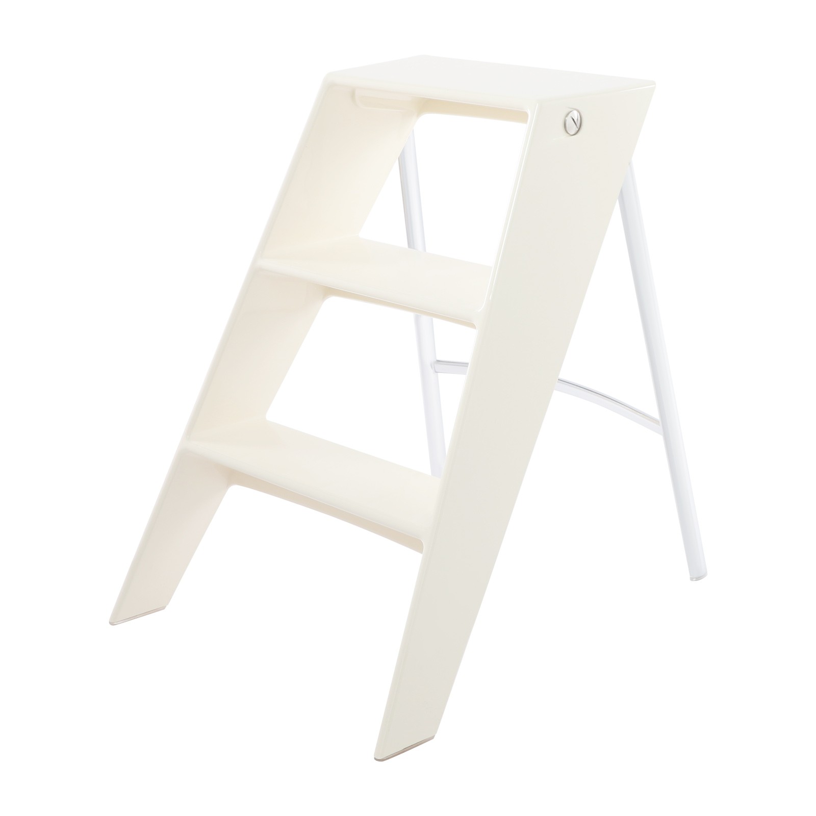 Portable Folding 3-step Step Stool With Anti-slip Features 220.46 Lbs Capacity.