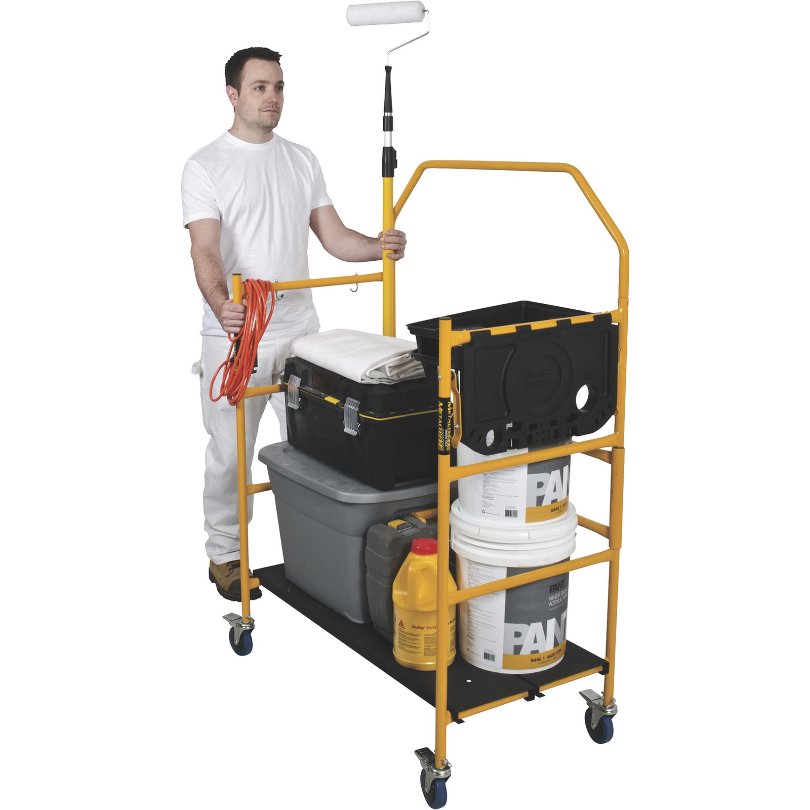 Metaltech Jobsite Series 4ft. Folding Scaffold, 500-Lb. Capacity, Model# I-IMCNT