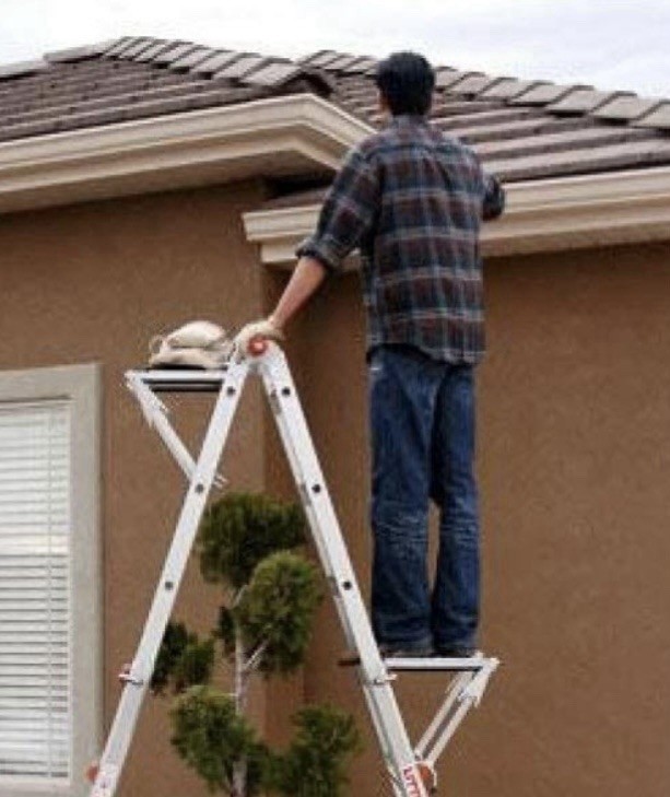 New Folding Ladder Work Platform Attachment Stand-On Tray, Perforated Metal