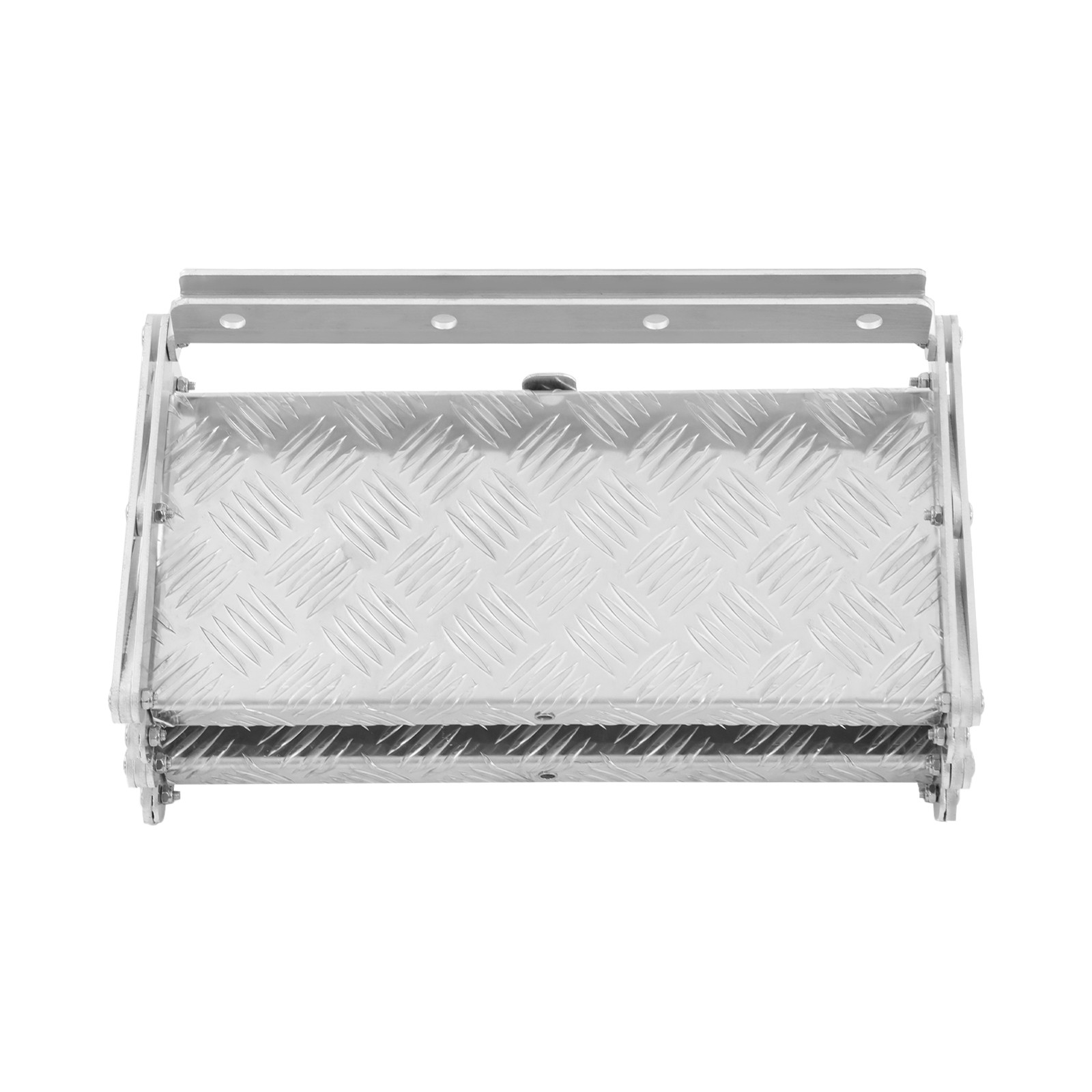 Aluminum Foldable Alloy Scissor Stairs, 2 Steps Ladder for Heavy Duty RV/Camper
