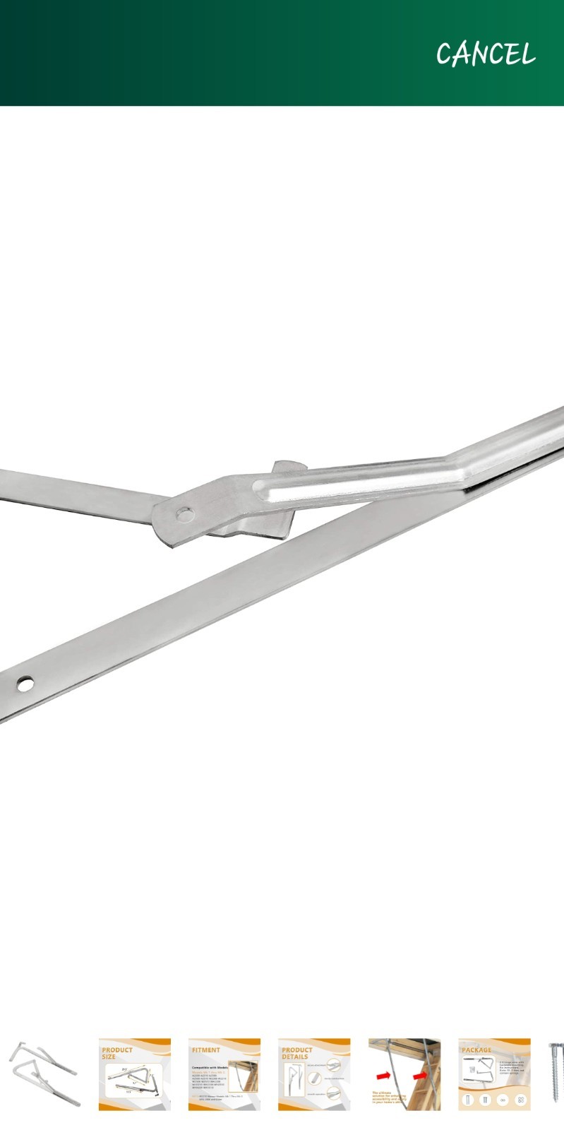 Access Ladder Spring Loaded Mechanism for Werner All Folding Models