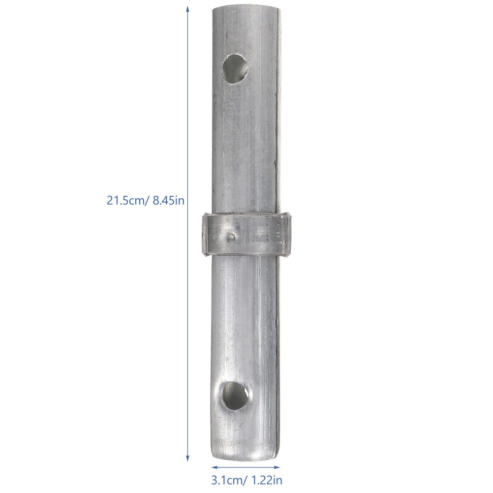 2Pcs Iron Spring Retainer Pins for Scaffolding Silver Color Durable and