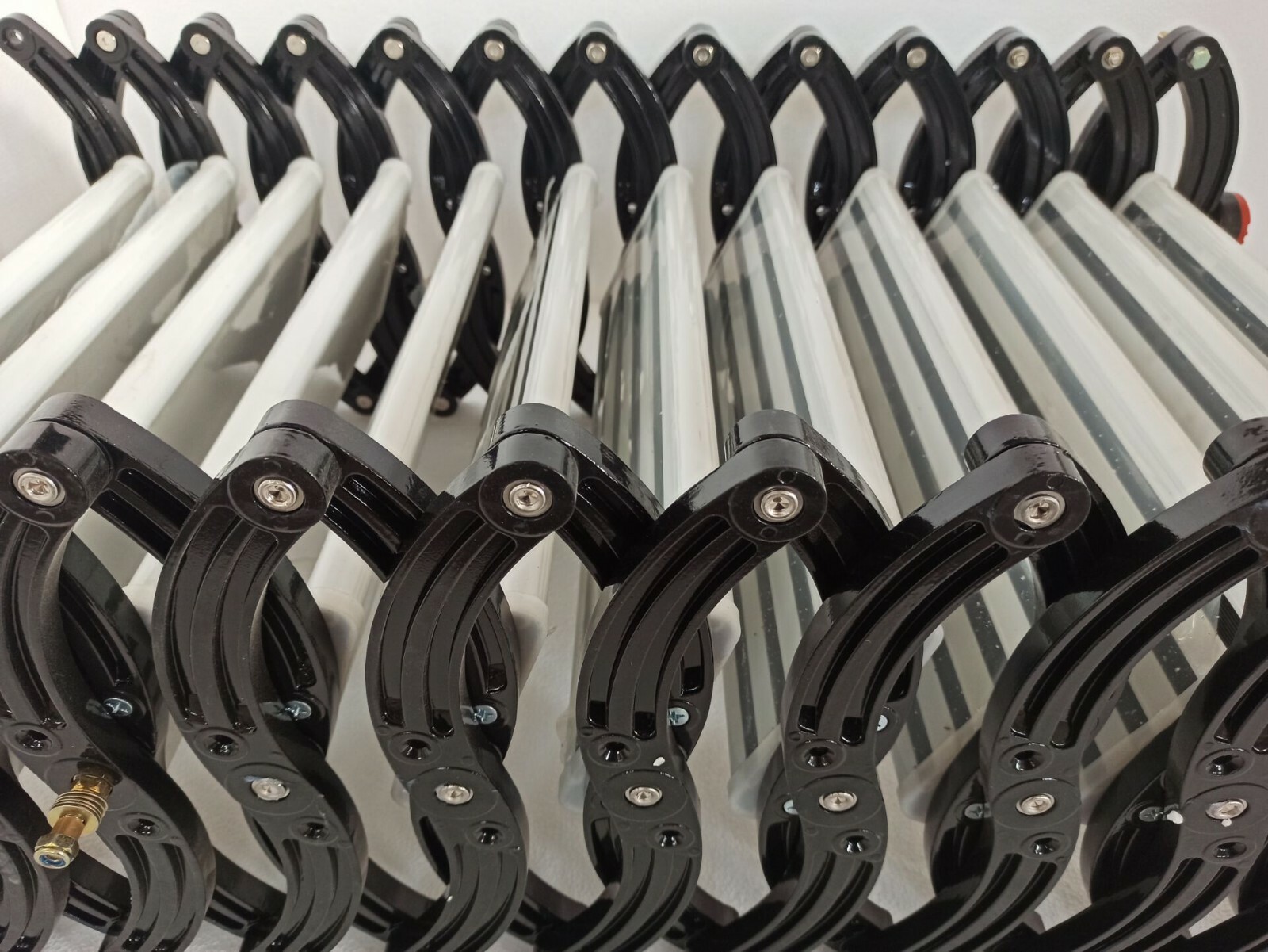 HeavyDuty Metal Loft Wall Ladder Stairs Attic PullDown Folding Ladder 10FT,Black